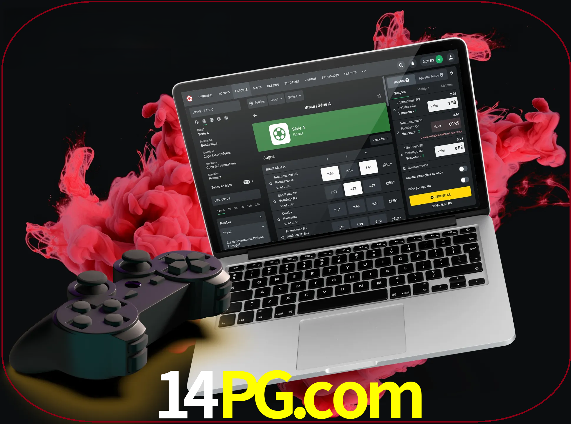 Visite a secção especial de jogos de vídeo em 14pg para descobrir em que jogos pode apostar e ganhar muito dinheiro.